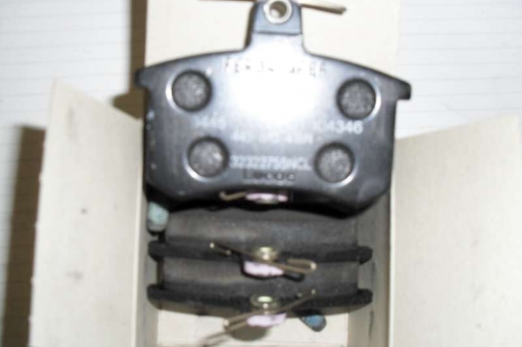 Remblokkenset achter 78x16,6 Audi 100 83-91, Coupe 81-96, 200 84-88, Cabrio 92-00, Quattro 80-91, 80/90 85-93