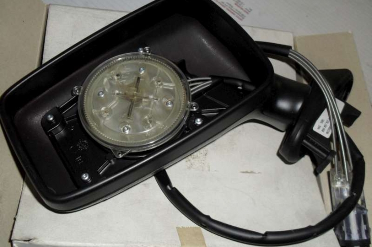 Spiegelkap Audi 80/90 87-96 zwart links