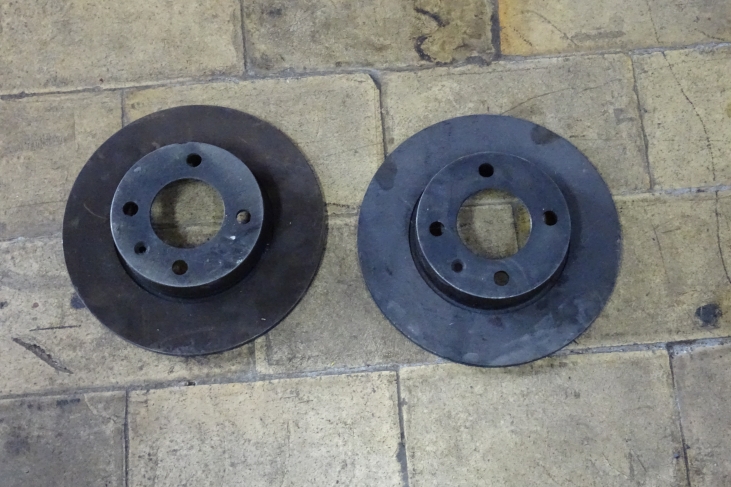Set van 2 remschijven Audi 50/Golf/Polo/Scirocco
