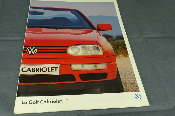 Folder La Golf Cabriolet Frans 1997