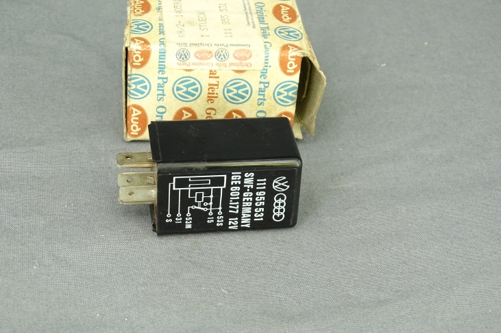Relais interval ruitenwissers Vw Kever/Karmann Ghia/Golf 1/Scirocco/Transporter T2/Type 3/Type 4/K70