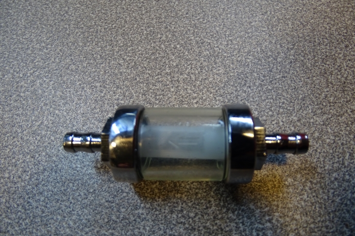 Brandstoffilter demonteerbaar 6 mm