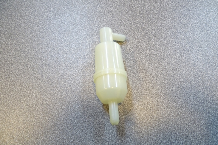 Benzinefilter universeel 90Â°