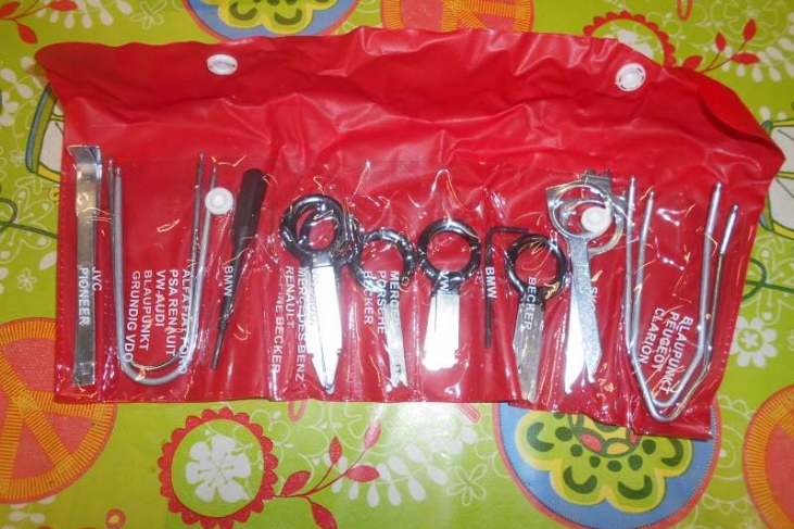 Autoradio demontageset